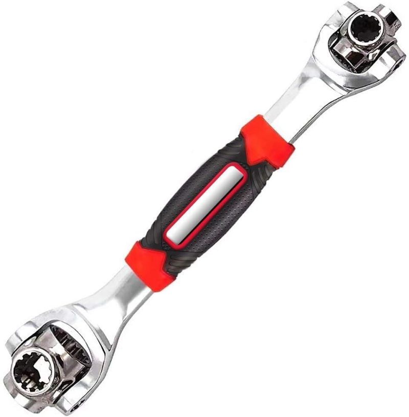 Universal Wrench 52 in 1 Socket Wrench Tool with Multifunction 360 Degree Rotating Head, Spanner Tool for Home and Car Repair