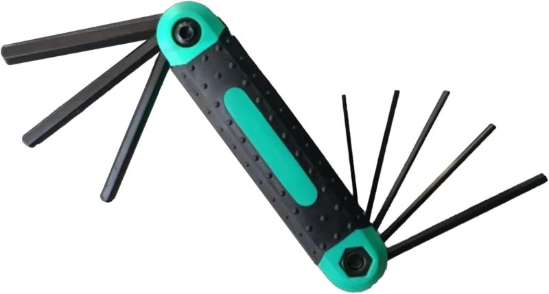 Foldable Hand Hexagonal Wrench - 8X/Set Portable Multifunctional Alloy Steel Wrench Set - Home Repair Tool, Auto Hand Tools for Construction, Tightening, Loosening