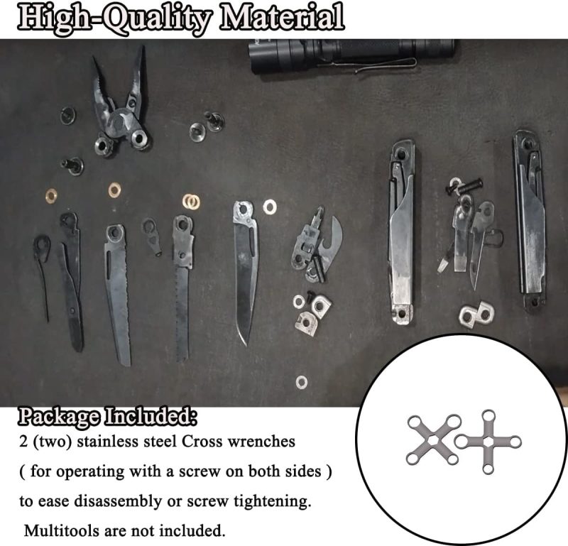 NEW Cross Wrenches Multitool Spanner Compatible With  Multitool for  Disassembly Maintenance Clean Upgrade New Version1.2 - Image 2
